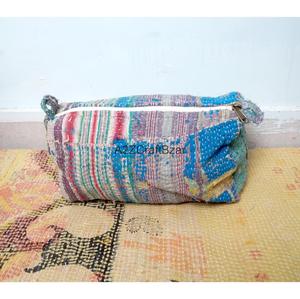 New Design Toiletry Bag Cotton Kantha Bag Patchwork Pouch Cosmetic Bag Gifts for Her Wedding Return Gift - Product Image 6
