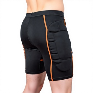 High Quality Custom Men Soccer Training Goalkeeper Shorts Breathable Canvas Professional <b>Athletic</b> Fit Elastic Waist Mid - Product Image 3