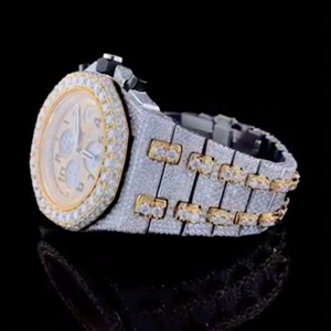 High Quality Customized Iced Out Lab Grown <b>Watch</b> Stainless Steel Best Quality Diamond <b>Watch</b> for <b>Men</b> - Product Image 6