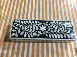 Artisan Crafted Bone Inlay Storage Box Luxury Decorative Organizer <b>Bin</b> for Jewelry Accessories Watches Coins and Personal Use - Product Image 4