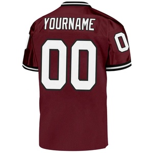 Camiseta de Fútbol Americano Sublimada Personalizada al por Mayor, Camiseta de Entrenamiento Universitaria Juvenil de Gran Tamaño, Camiseta de Fanático del Fútbol Americano - Product Image 3