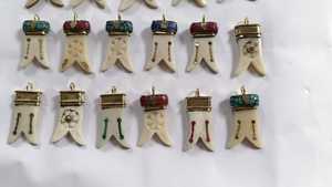 Pendentifs sculptés en corne naturelle, étanches, faits à la main, style rustique, bijoux fantaisie, accessoires de mode, cadeaux, vente en gros - Product Image 3