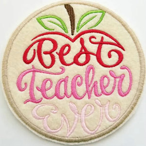 Patches Iron on Embroidery Badges for Clothes Manufacturer High Quality Logo Text Woven Patches Sew Iron on Back for Clothing - Product Image 2