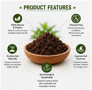 Arya Digital Indian Organic <b>Cow</b> Dung Powder Natural Fertilizer 99% Natural <b>Cow</b> Manure Agriculture Gardening Compost Soil - Product Image 3