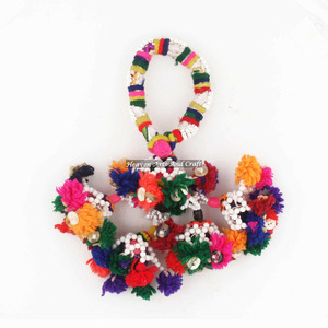 Vintage Banjara Style Latkan Bracelets Antique Gypsy Bracelets Vintage Tribal Pom Pom <b>Tassel</b> Bracelets Antique Gypsy Bracelets - Product Image 4