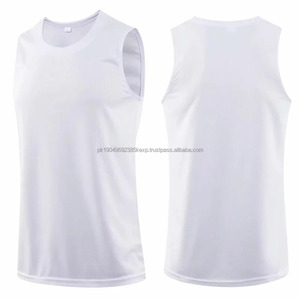 Maillot de basket-ball pour hommes 2021, vêtements de sport, veste de basket-ball personnalisée pour hommes, sans manches, t-shirt d'entraînement pour jeunes, t-shirts vierges imprimés - Product Image 3