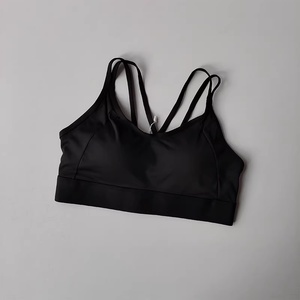 Débardeur de yoga contrasté pour femme avec soutien-gorge de sport push-up, bretelles convertibles, extensible, respirant, antichoc, pour le fitness - Product Image 2