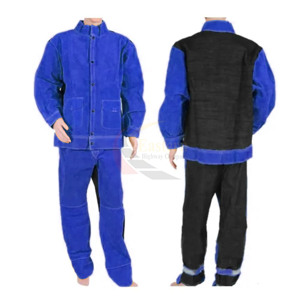 Delantales de Soldador de Cuero Vacuno de Primera Calidad, Duraderos, para Protección Corporal en Trabajos Industriales - Product Image 1