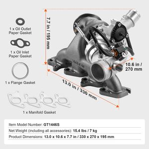 Kit Guarnizioni Turbocompressore con Valvola Solenoide per Chevrolet Cruze 2011-2015, Sonic 2012-2020, Trax 2013-2020, Turbocompressore Completo - Product Image 4