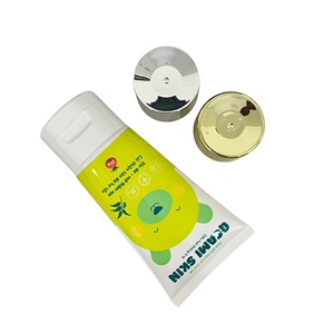 Tubo de Plástico PE D30 de Alta Calidad para Cosméticos con Tapa Abatible o Tapa de Rosca Personalizable, Impresión Offset de 8 Colores para Pasta Dental Infantil - Product Image 2