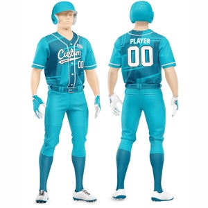 Uniforme de baseball personnalisé avec logo, meilleure qualité, impression sérigraphique, tissu respirant, impression en relief, uniforme de baseball très vendu - Product Image 1