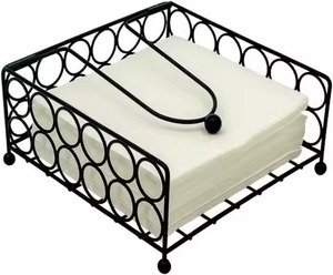 Elegant Metal Napkin Stand For Dining Table And <b>Kitchen</b> Modern <b>Tissue</b> <b>Holder</b> For Home Office And Restaurant - Product Image 5