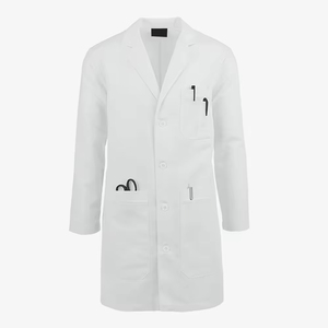 Bata de Laboratorio Médica de Alta Calidad, Uniforme de Manga Larga para Hospital, Ropa de Trabajo Unisex con Colores y Logotipo Personalizables, Servicio OEM - Product Image 3