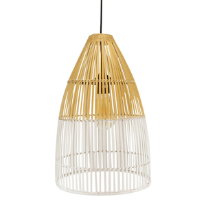 High Quality Modern Seagrass Rattan <b>Bamboo</b> Handwoven Customizable Chandelier Lampshade for Home Cafe Decor - Product Image 3