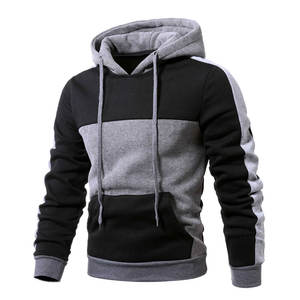 Sweat à capuche en polaire pour homme, avec logo personnalisé et impression personnalisée, coupe classique, mélange polyester/coton, dernière collection hiver - Product Image 1