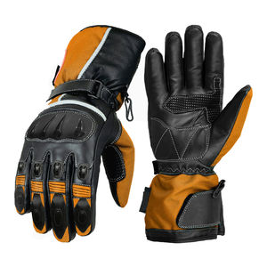 Gants de moto de qualité supérieure, protection complète des doigts, imperméables, en cuir, respirants, pour la course, avec logo, pour la conduite en extérieur - Product Image 3