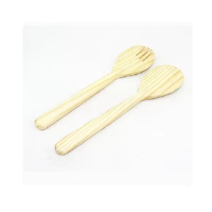 Best Quality Acacia Wood Salad <b>Spoon</b> <b>Fork</b> <b>Set</b> Natural Kitchen Cookware with Resin Handles Flatware Bulk Wholesale - Product Image 4