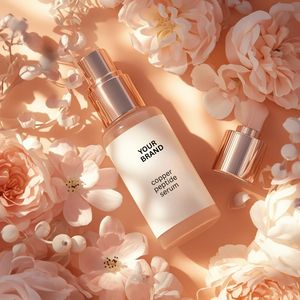 Sérum Visage Anti-Âge au Cuivre Bleu Peptidique Marque Blanche, Logo Personnalisé, Soin des Lèvres Liquide Éclaircissant et Raffermissant Enrichi en Vitamines pour la Peau - Product Image 3