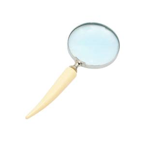 Loupe de lecture antique de luxe en laiton artisanal avec poignée en nacre naturelle – Accessoire de bureau de luxe - Product Image 5