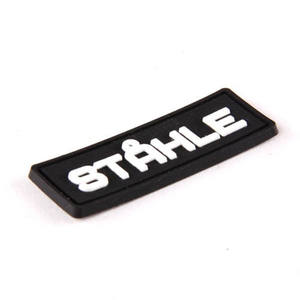 Patch en silicone PVC personnalisé de qualité supérieure, logo 3D en relief, badge thermocollant pour vêtements, chaussures, sacs, casquettes, décoration de vêtements - Product Image 1