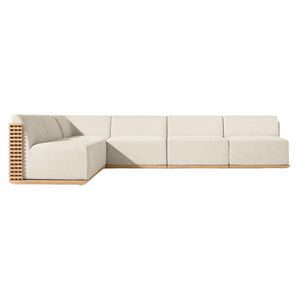 Canapé modulaire sectionnel moderne Emma en forme de L, style minimaliste, avec coussins épais, idéal pour salon et hôtel - Offre spéciale - Product Image 2