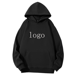 Sweat à capuche zippé personnalisé effet vieilli avec motif en strass, orange, épais, pour homme, style streetwear, en molleton, coupe oversize, déchiré, vierge - Product Image 2