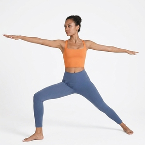 Top Deportivo Corto de Yoga para Mujer, Color Sólido, con Cintura Elástica, 1 Pieza, Proveedor de Marca Privada - Product Image 4