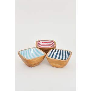 Bol en bois émaillé personnalisé en gros, écologique, petit bol de service pour collations et fruits, fabricant de bois naturel de qualité supérieure - Product Image 3