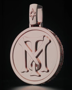 <b>Custom</b> Iced Out Pendant Round Cut Moisasnite <b>Name</b> Letter Pendant HipHop Charm 925 Silver Moissanite Diamond Pendant for <b>Necklace</b> - Product Image 5