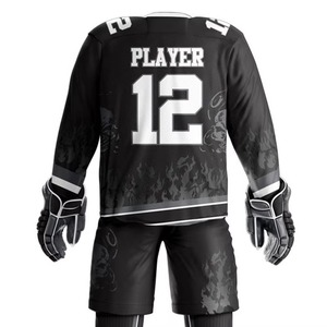 Professional Manufacturer Team Wear Design Ice Hockey Uniform Lightweight Material Jersey Set For Competitive Game Performance - Product Image 6