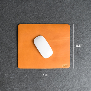 Tapis de souris en cuir véritable, tapis de bureau antidérapant, tapis de souris de jeu, surface lisse, durable, moderne, LMP-0047 - Product Image 6