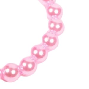 Bracelet Perles Roses AKA avec Breloque Fille Mignonne, Bijou de Poignet Élégant Perlé, Accessoire de Mode Féminin, Cadeau Inspiré des Sororités - Product Image 2