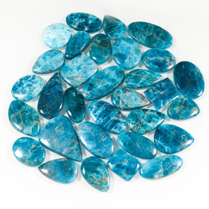 100% cabujones de piedra de apatita natural para la fabricación de colgantes y joyas en la India a la venta por proveedores joyería hecha a mano - Product Image 1