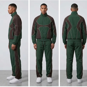 Windbreaker Tracksuit Men Rain Full Sleeve Zipper Waterproof Jacket Pants Set Men's <b>Wind</b> <b>Breaker</b> Tracksuits Mens - Product Image 4