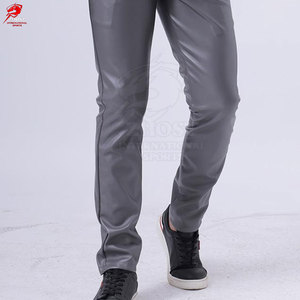 กางเกงหนังผู้ชายทรงเข้ารูป คุณภาพสูง หนังนุ่ม ดีไซน์ทันสมัย เหมาะสำหรับใส่ทุกวันและออกงานกลางคืน - Product Image 4