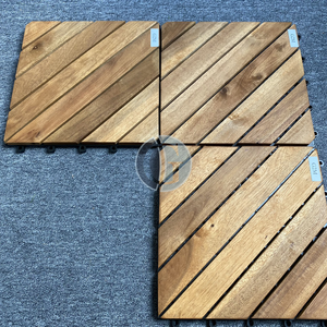 Tarima de Madera de Acacia Vietnamita para Exteriores, Encastrable, Impermeable, Antideslizante, Ecológica, Sin Mantenimiento, Diseño Contemporáneo para Patio - Product Image 6