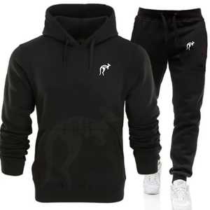 Ensembles de survêtements de sport d'été et d'automne de haute qualité, pull oversize ample, survêtements de jogging, ensembles de sweat-shirts à capuche et pantalons de jogging vierges - Product Image 5