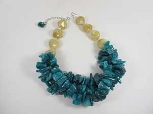 Collar de cuentas de resina de lujo, hecho a mano, de la mejor calidad, altamente pulido, hermoso y moderno, para mujeres, de la India. - Product Image 2