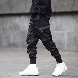 Pantalones cargo para hombre con bolsillos con cremallera para un almacenamiento seguro en movimiento, pantalones cargo informales para hombre - Product Image 3