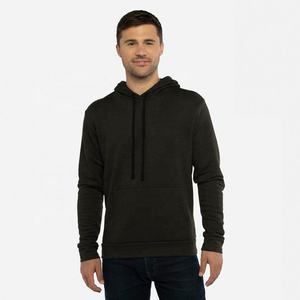 Next Level Apparel 9302 Unisex Malibu Hoodie Heather Black CVC Fleece Hoodie Fit Classic Hoodie Sweatshirts - Product Image 1