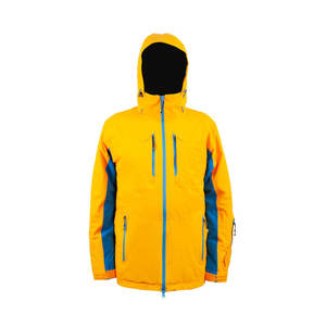 Chaqueta de Esquí Safari de Invierno Personalizada para Hombre con Capucha de Fibra de Bambú, Transpirable, con Cierre Frontal y Forro de Lona con Logotipo - Product Image 2