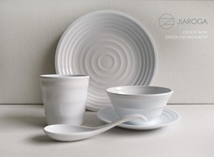 Ensemble de vaisselle MIT Eco-Friendly PGT 5 pièces : Options vibrantes — Blanc Sommet de Neige - Product Image 5