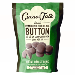 Fabricant Fournisseur Expédition Rapide Qualité Supérieure Chocolat Composé OEM/ODM HALAL Boutons de Chocolat Noir Biscuits au Cacao - Product Image 1