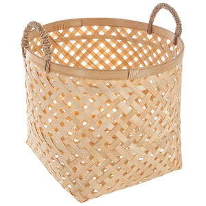 Cesta de Bambú Pequeña, Caja de Almacenamiento Tejida a Mano, Accesorios para el Hogar, Organizadores, Juego de Baño Pequeño, Contenedor de Alimentos Tejido - Product Image 3