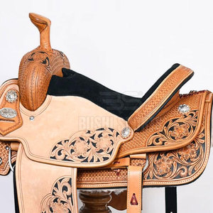 Premium Equestrian Horse Saddle With <b>Cushioned</b> Support And Comfortable Horse Saddle For Everyday Riding Comfort - Product Image 3