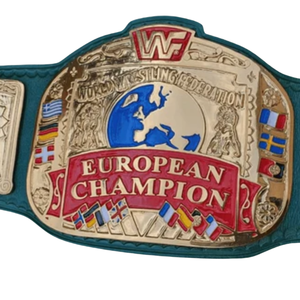 Cinturón de Campeonato Europeo de Lucha Libre, Diseño de Placa Dorada, Cinturón de Título Deportivo Coleccionable de Alta Calidad - Product Image 2
