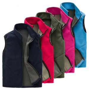 Gilet polaire pour hommes et femmes, veste sans manches pour sports d'hiver en plein air, vêtements de camping imperméables, vêtements d'extérieur réversibles en toile - Product Image 1