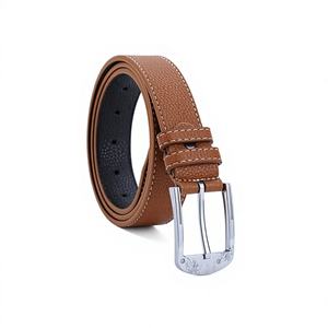 OEM ODM Customization Acceptable Genuine Leather <b>Belt</b> for Boys <b>Men's</b> Fashionable Advance Quality Real Cow Hide Skin <b>Belt</b> - Product Image 5