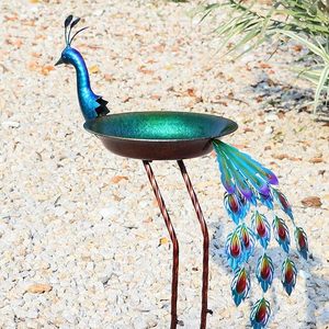 Baño para pájaros de hierro funcional para exteriores con etiquetado privado, para jardín y decoración, con fines de suministro de agua potable para aves. - Product Image 1
