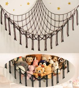 Hamaca de Macramé Artesanal, Organizador Colgante de Esquina de Cuerda de Algodón para el Hogar y el Dormitorio - Product Image 4